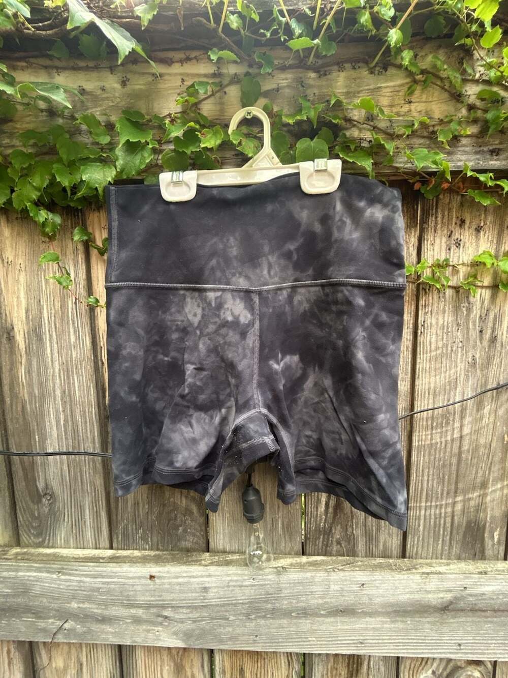 Lululemon Align High-Rise Short 6" Black Tie Dye